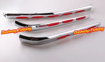 

3pcs/Set Motorcycle Chrome Fairing Saddlebag Light Accents Trims For Honda Goldwing 1800 GL1800 2001-2011
