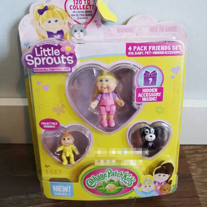 

2.5-4cm New Classics lol Cabbage Patch Kids little sprouts friends set dolls carton toys for children slime toys brinqued