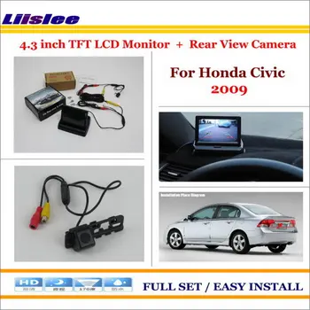 

Auto Camera For Honda Civic 2009 In Car 4.3" Color LCD Monitor Rear Back Up Camera Park Parking System