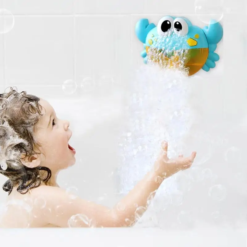 Bubble Crab Baby Bath игрушка Синий забавное устройство для мыльных пузырей Ванна машина для мыльных пузырей игрушки революционное творчество волшебное оружие