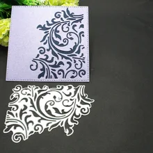 2019nuevo Vintage flor romántica cumpleaños cubierta Metal corte troquelado plantillas para DIY álbum Scrapbooking tarjetas de papel decorativas