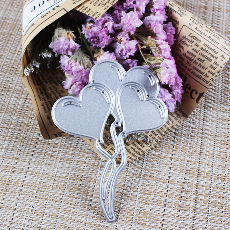 

2019 New Arrival Love Balloons Metal Cutting Dies for Scrapbooking DIY Album Embossing Folder Suit for Cutting Machine#053