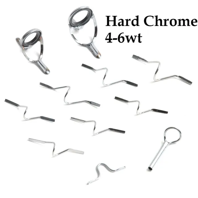 Buy Maximumcatch Titanium/Chrome Fly Rod Guides Set