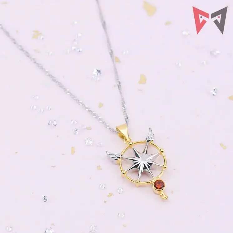 Новинка MMGG аниме розовая Глод карточка для ожерелья Captor CLEAR KINOMOTO SAKURA Косплей