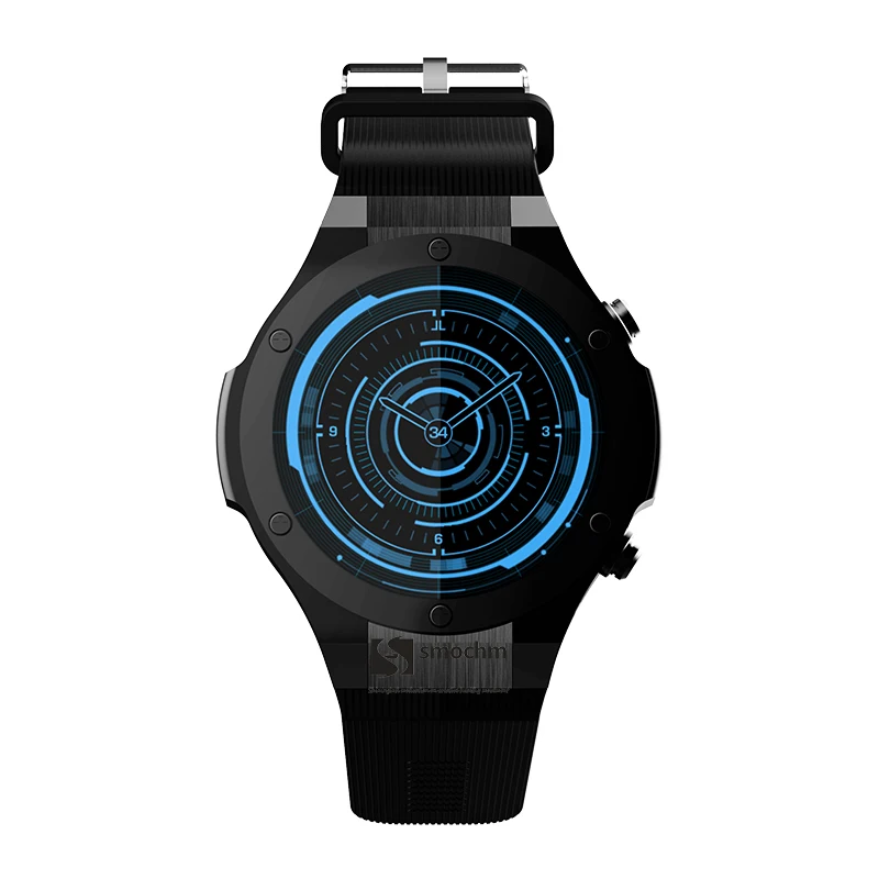 SMOCHM SK97 Android Sports WCDMA 3G Smart Watch 1GB RAM 8GB ROM Camera Heart Rate Monitor AMOLED Wifi Bluetooth GPS Navigation