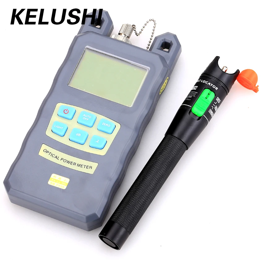Optical Fiber Power Meter 70dBm+10 dBm Fiber Optic Power 30mW 20KM Visual Fault Locator Fiber