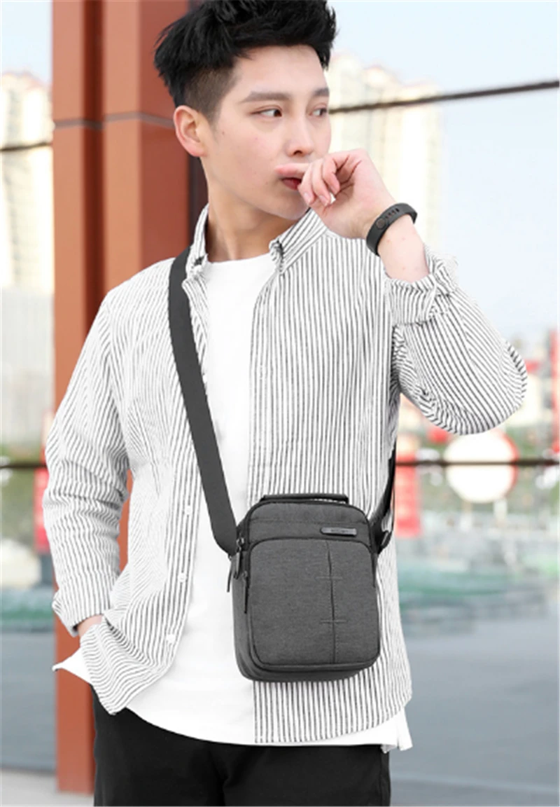 Мужская модная сумка через плечо, деловая Повседневная Сумка-слинг, высокое качество, сумка-мессенджер, водонепроницаемые сумки, Оксфордские сумки через плечо