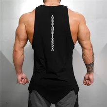 Бренд Gyms Stringer одежда Бодибилдинг майка мужская майка для фитнеса рубашка без рукавов однотонная хлопковая майка для мускулистых мужчин нижнее белье