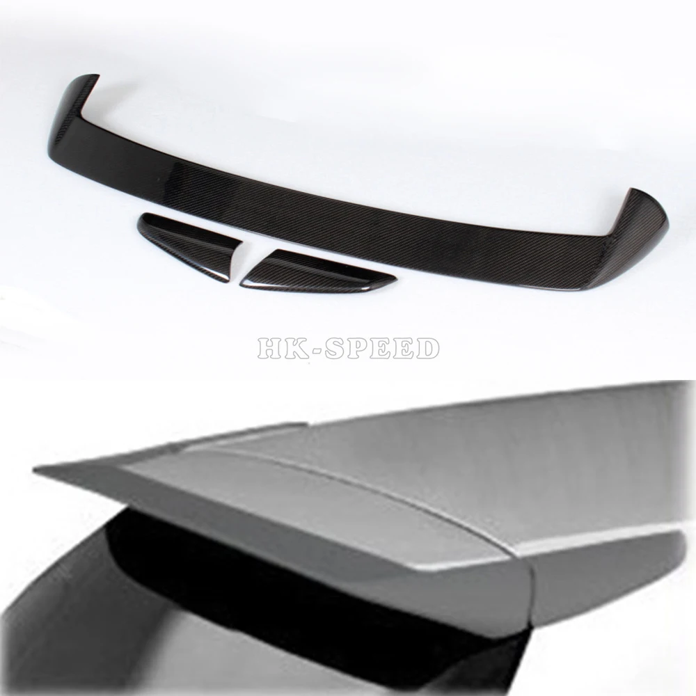  Carbon Fiber Replacement Rear Spoiler Wing Boot Lips Fit For VW GOLF 5 V MK5 GTI R32 Only 2006-2009