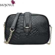 2018 Mulheres Crocodilo Padrão de Alta Qualidade PU de Couro Bolsa de Ombro Fêmea buggu Cadeia Ocasional Saco Do Mensageiro Meninas Bolsa Feminina