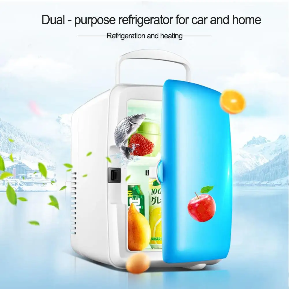 

4L Car Use Refrigerators Ultra Quiet Low Noise Car Plug Mini Refrigerators Freezer Cooling Box Heating Refrigerator Travel Tool