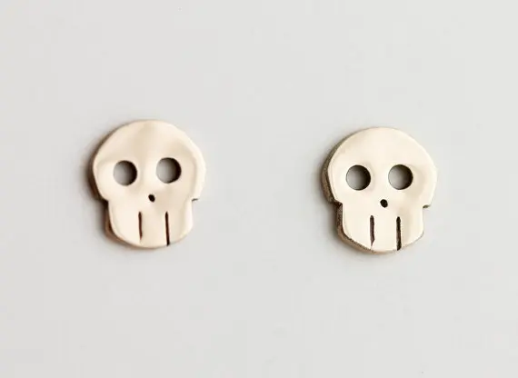 Fashion Terminator Skull Stud Earrings Jewelry For Women Whole Fashion Terminator Skull Stud Earrings Jewelry For Women Whole Free Shipping