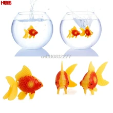 3 pc aquário tanque de peixes plástico natação ouro peixe ornamento decoração artificial # h0vh #