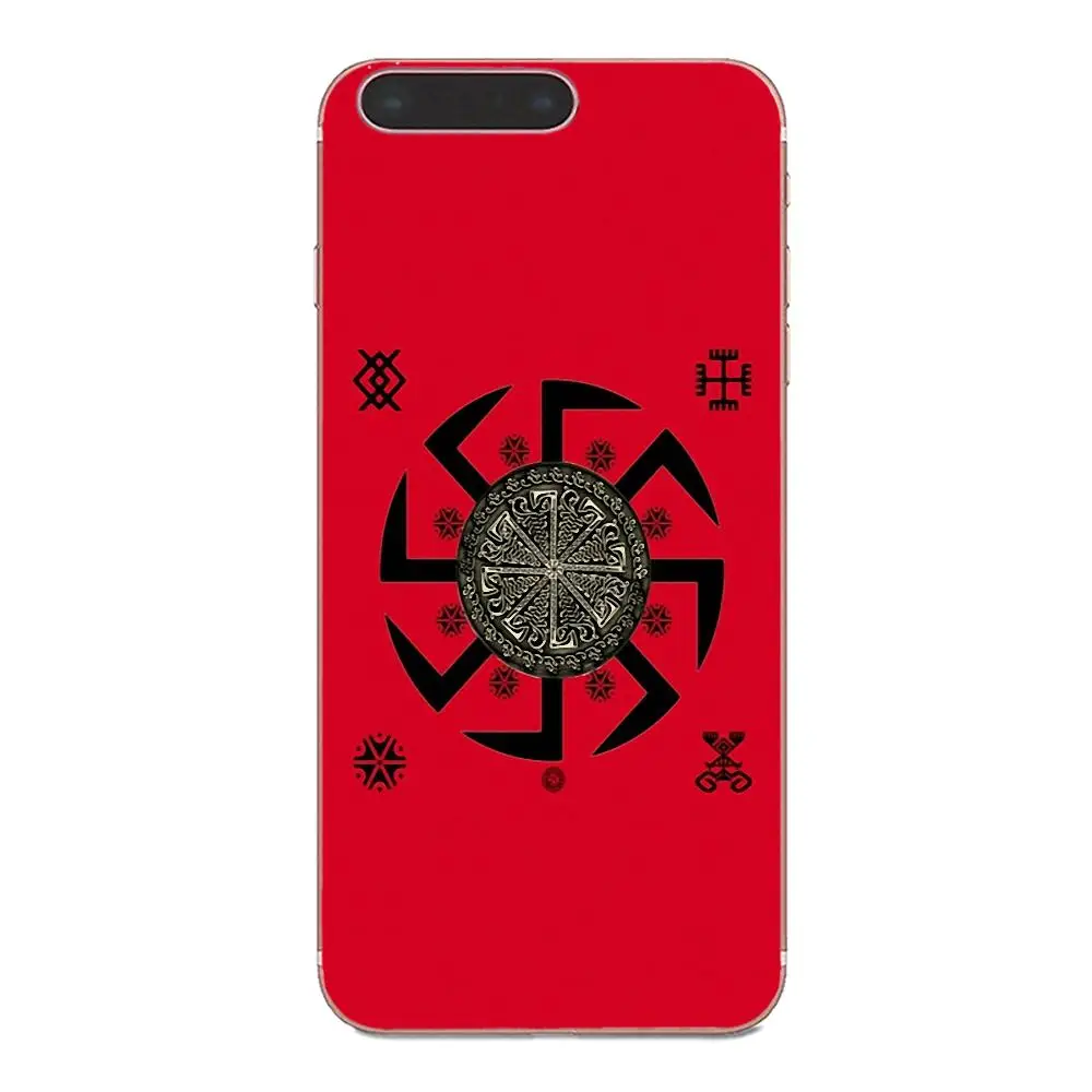 Viking Warrior славянский символ Коловрат для Xiaomi Note 3 4 Mi3 Mi4 Mi4C Mi4i Mi5 Mi 5S 5X 6 6X A1 Max Mix 2