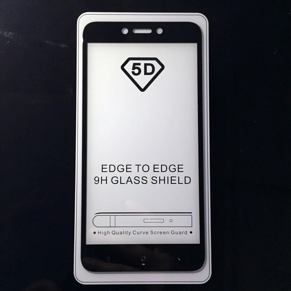 5D закаленное Стекло для Xiaomi Redmi 4X протектор Полный Экран фильм 4D обновления |