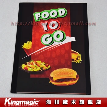 

Free Shipping By CPAM Food To Go Super Hamburg Magic Props Magic Tricks