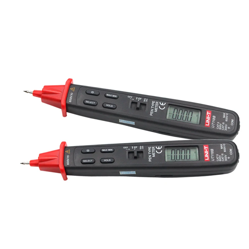 UNI T UT118B ручка Тип Цифровой мультиметр EF Функция DC/AC Напряжение постоянной ёмкости