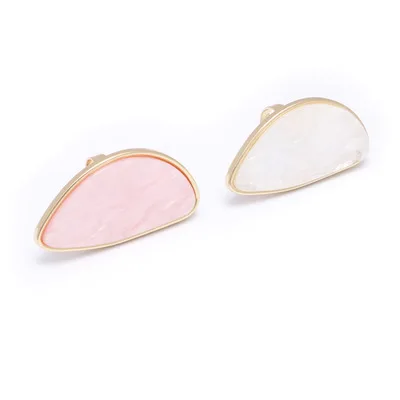 Белое, розовое акриловое большое массивное кольцо, вечерние, для женщин, простые ювелирные изделия, модное геометрическое полимерное кольцо, дизайнер, Bague Bijoux Femme