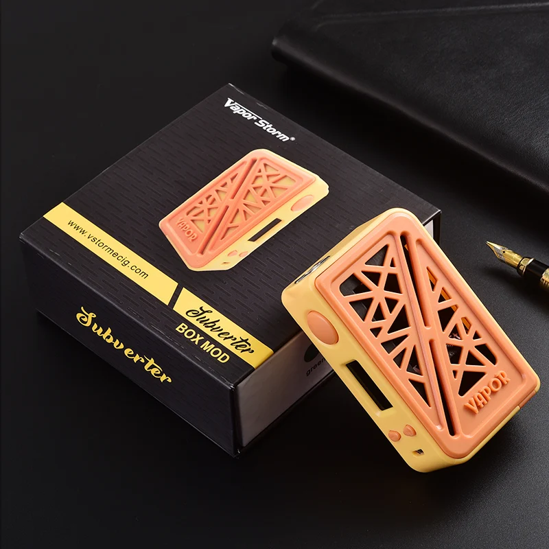 

100% original Vapor Storm Subverter 200W Box Mod Vape fit Vapor RDA RTA Tank 510 thread Atomizer no 18650 Battery E-Cigarette