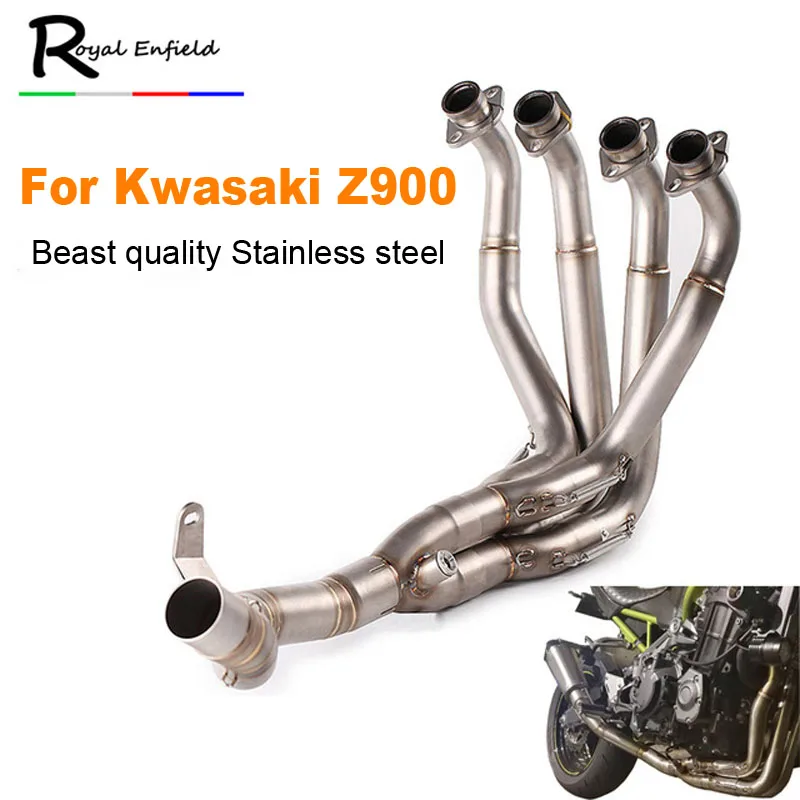 Z900 Motorcycle Exhaust Middle pipe System Case For Kawasaki Z900