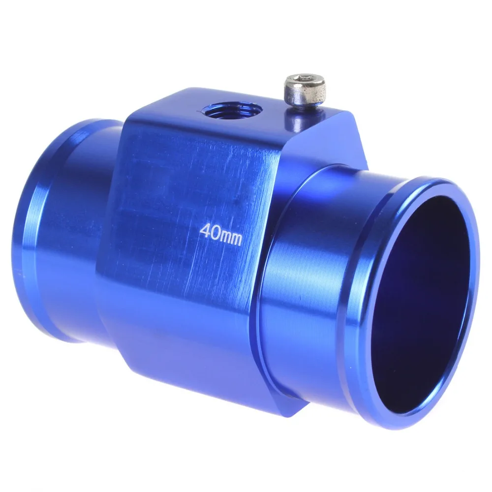 Water Temperature Temp Sensor Gauge Adapter 40mm Aluminium with Clamps