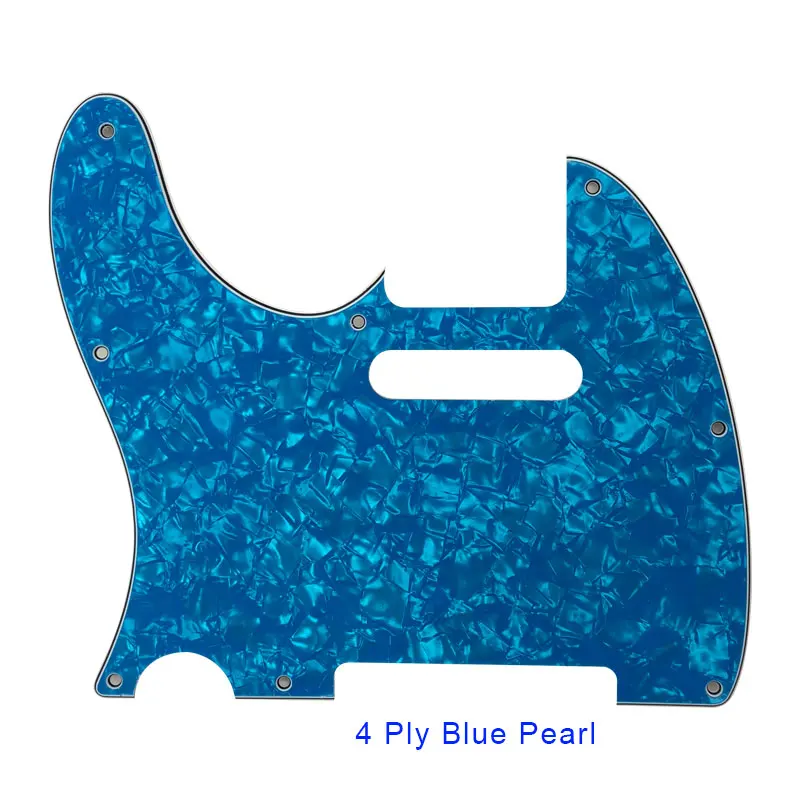 Pleroo Гитары аксессуары для левой руки Pickguards для американский Стандартный Tele гитара Telecaster 8 Винт гитара отверстия защитная пластина