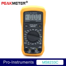 MS8233C Manual Range Mini Palm Size Digital With Backlight Temperature Multimeter Students Teaching School USE 10A