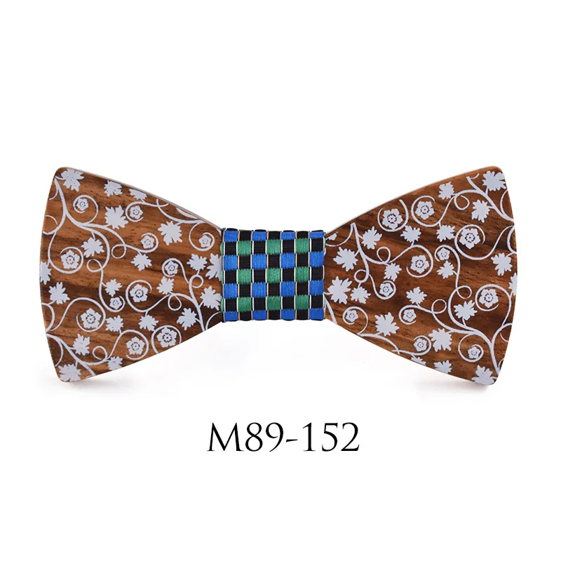 NEUE 2018 Weiß Fliege Hochzeit Bowtie Noeud Papillon Holz fliege Pajaritas Krawatte Bowties Weiblich Männlich Druck krawatten