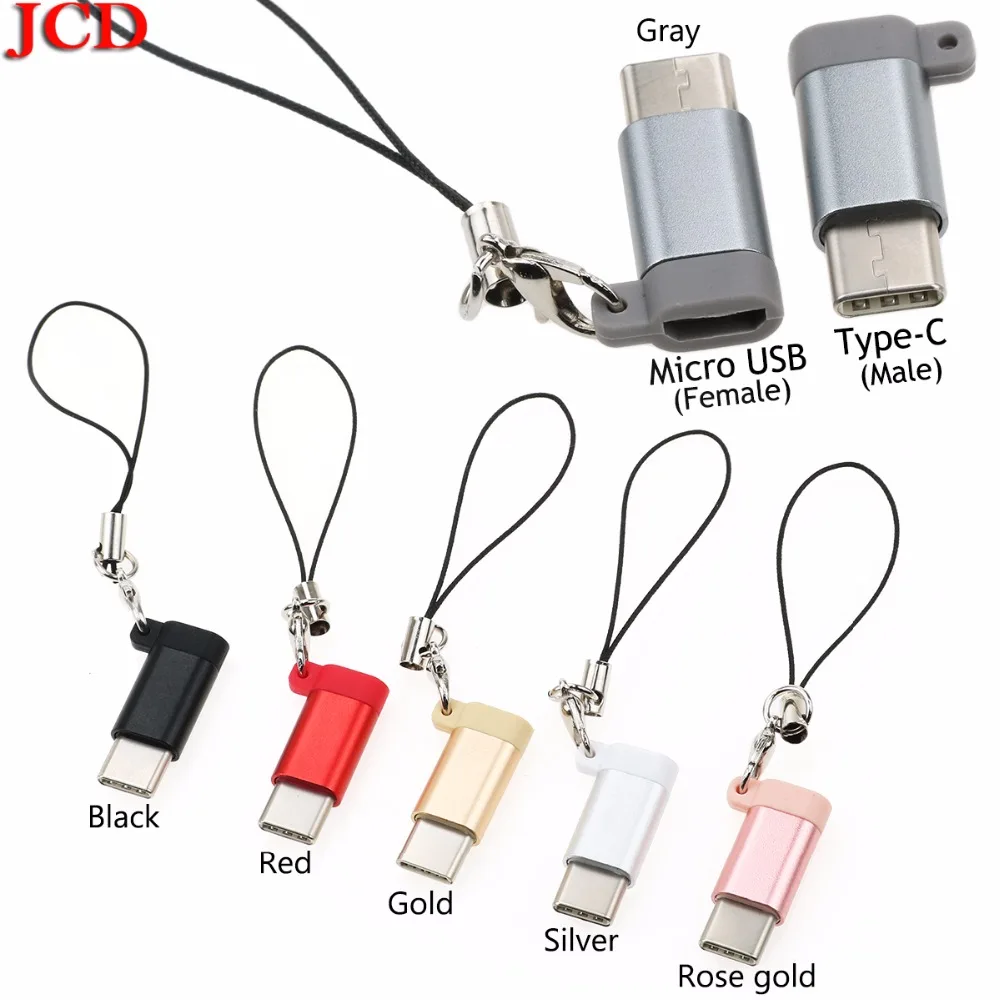 JCD USB otg для samsung Galaxy S8 S9 Plus type C OTG адаптер Micro USB для type-C конвертер type c кабель зарядного устройства для huawei P20