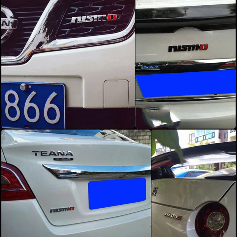 Металлический NISMO АВТО наклейки Передняя решетка значок эмблема автомобиля Стайлинг для Nissan Tiida Teana Skyline Juke X-trail Almera Qashqai