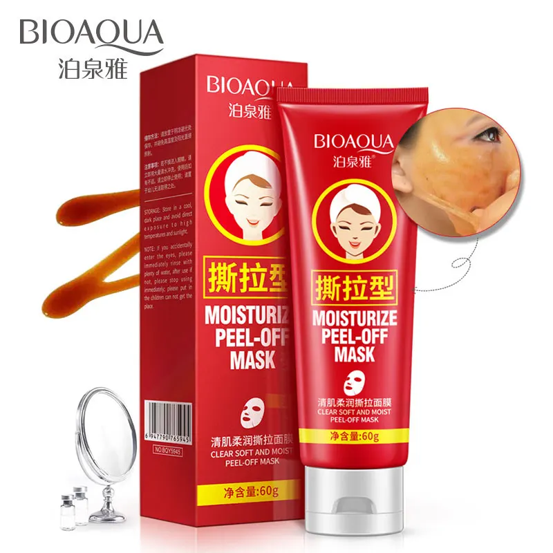 

BIOAQUA Blackhead Removal Tearing Mask Acne Treatment Black Head Deep Cleaning Face Care Moisturizing Oil Control Shrink Pores