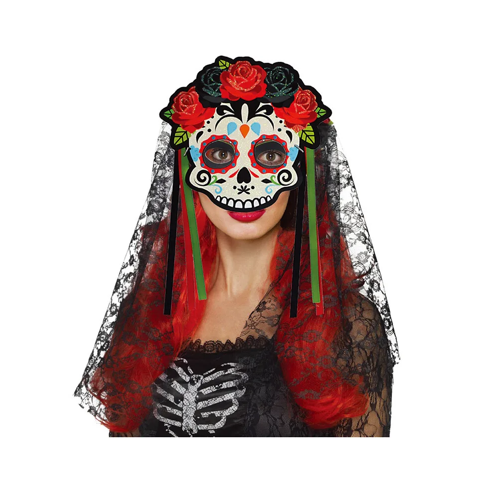 de Muertos Costume Party Wall Deco Day of the Dead Masquerade Mask Mexican D