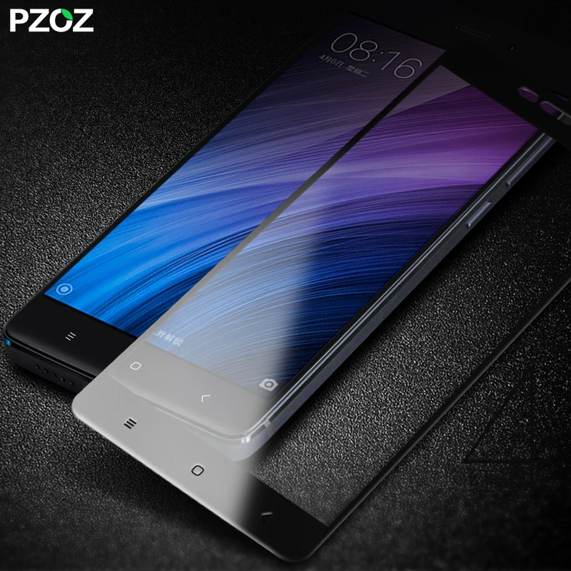 PZOZ Закаленного Стекла Для Xiaomi RedMi 4 Протектор Экрана Оригинал Xiaomi RedMi 4 Pro Фильм Xiomi RedMi 4 Snapdragon 430 и 625