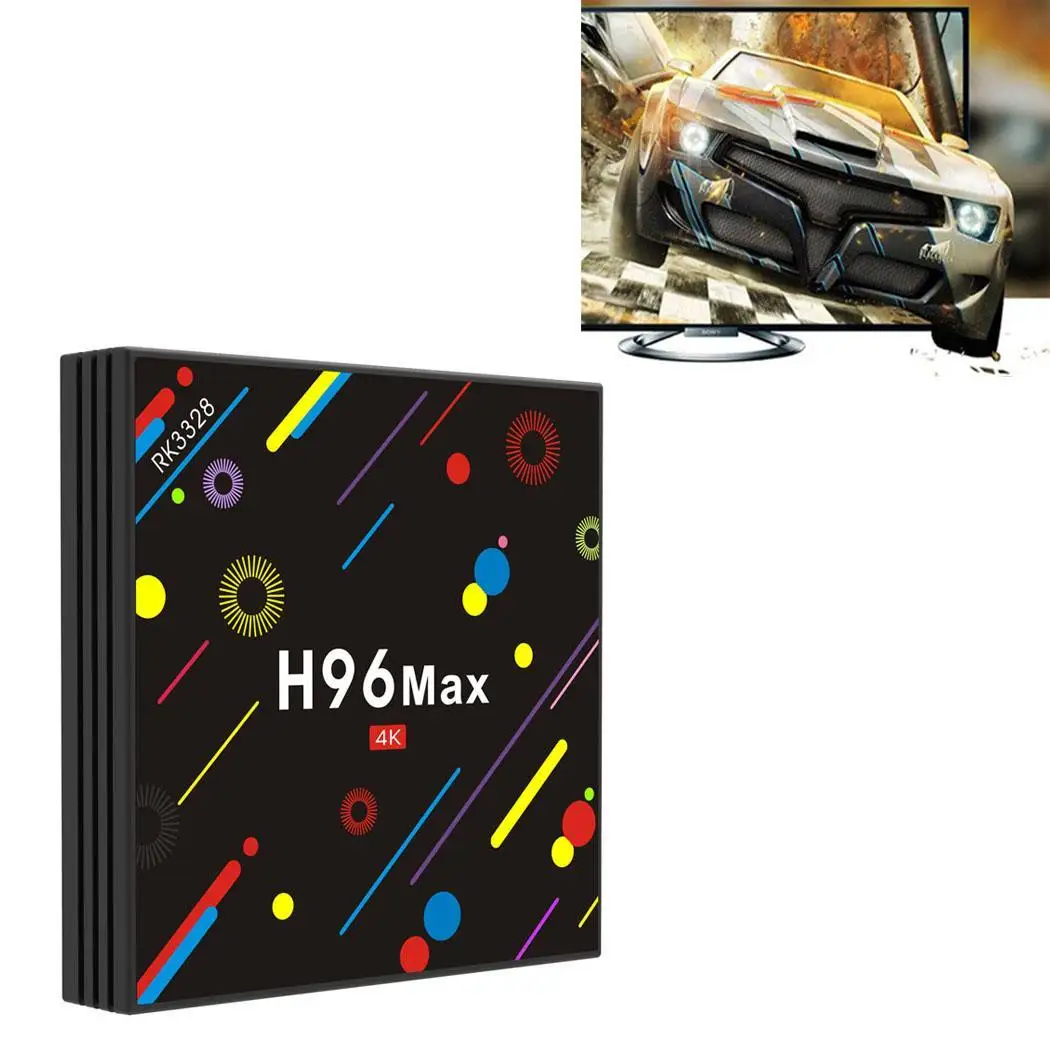 H96 Max H2 Смарт ТВ плеер приставка Android 4k Full HD медиаплеер HDD файловая система FAT16/FAT32/NTFS