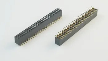 

10pcs 2x25 P 50 pin 1.27mm Pitch Pin Header Female dual row SMT straight Surface Mount PCB Rohs Lead free