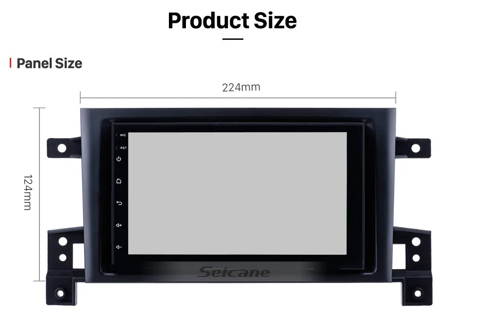 Excellent Seicane Android 7.1/8.1 7 Inch GPS Navigation System Car Radio Stereo car Multimedia Player For 2005-2015 SUZUKI GRAND VITARA 17