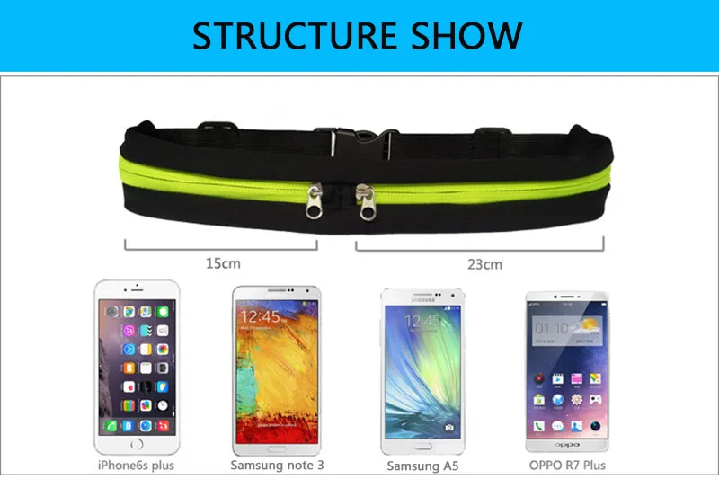 Outdoor Sports Running Bags Waterproof Dry Pack Waist Phone Storage Protective Bag Multifunctional Marathon Belt Pack (9)