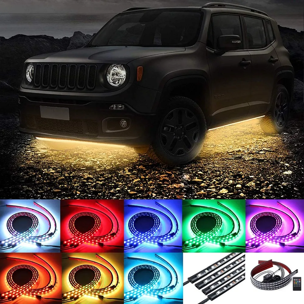 Goede Koop 7 Kleuren LED Neon Auto Underglow Kit Underbody Verlichting