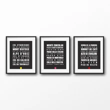 Cuadro de arte de la gran gira para celebrar, Giro y Vuelta, Arte de la pared Decoración