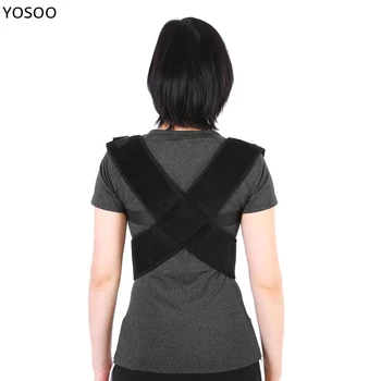 Posture Corrector Back Support X Shaped Adjustable Back Shoulder Support Brace Protection Unisex Shoulder Support Belt For Adult