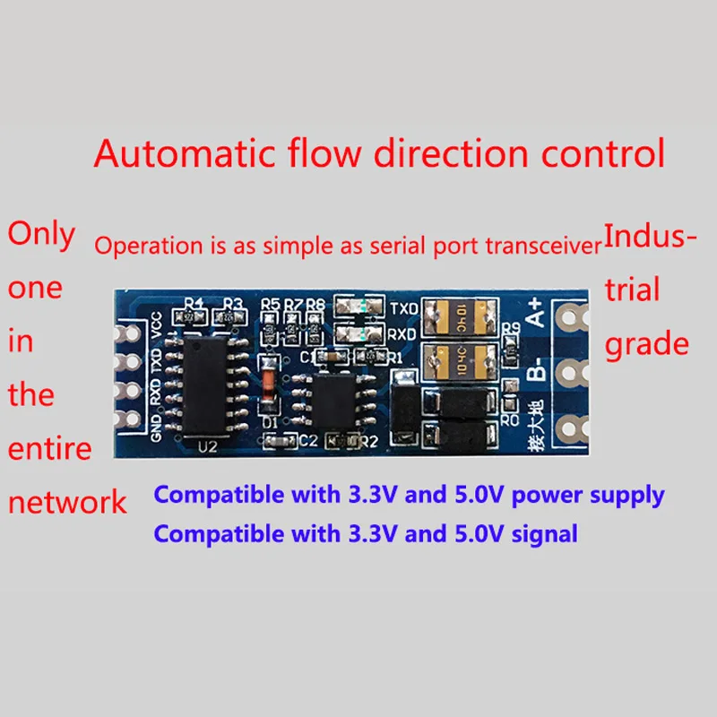TTL to RS485 Module Serial Port UART Hardware Automatic Flow Control