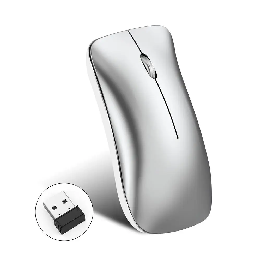 

Portable 2.4G Dual Mode Rechargeable Wireless Mouse Bluetooth Mouse For Computer Notebook PC Desktop Ergonomic Mouse