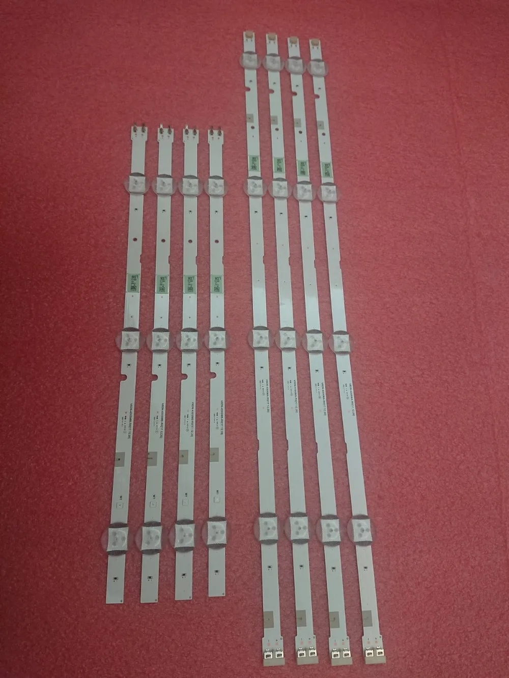 10 шт./набор = 40 шт. светодиодный полосы для samsung UN43J5200AG 2015 SVS43 FCOM FHD V8DN-430SMB-R0 V8DN-430SMA-R0 BN96-37294A BN96-37295A