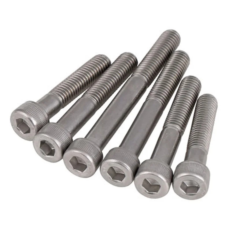 

1pcs M10 304 stainless steel Half tooth socket head cap screws Cylinder heads bolt Cup screw fastener 45mm-100mm Length