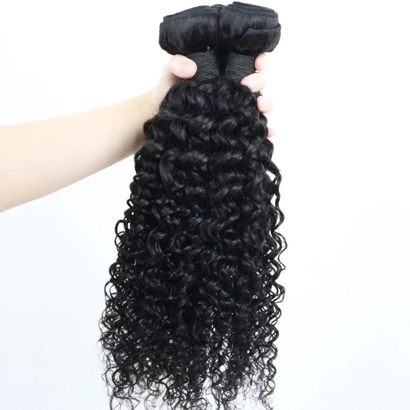 Feixes de cabelo encaracolado profundo 3 feixes