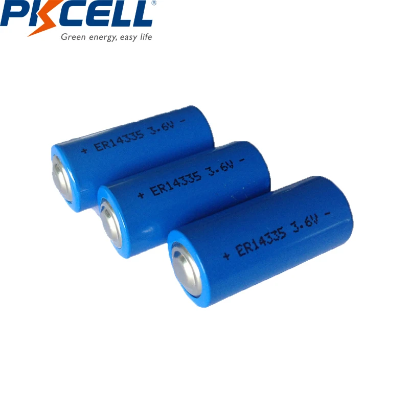 12 шт. PKCELL ER14335 3,6 V 2/3AA liSOCL2 литиевая батарея 14335 батареи 1650mah основная батарея Замена для TADIRAN TL-4955