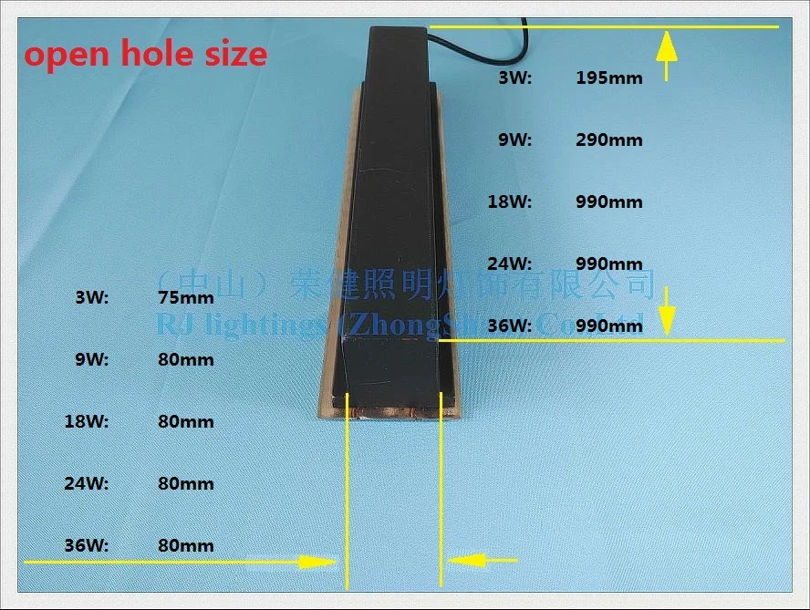 led under ground light buried lamp rectangle (6)