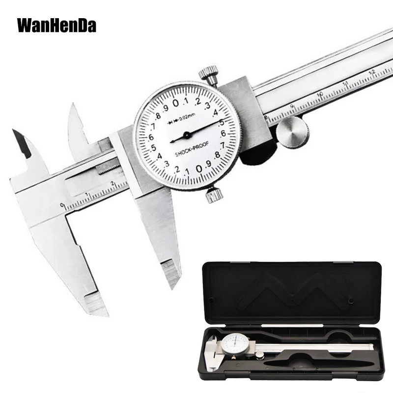 Shock proof Stainless Steel Precision Vernier Caliper Metric Micrometer