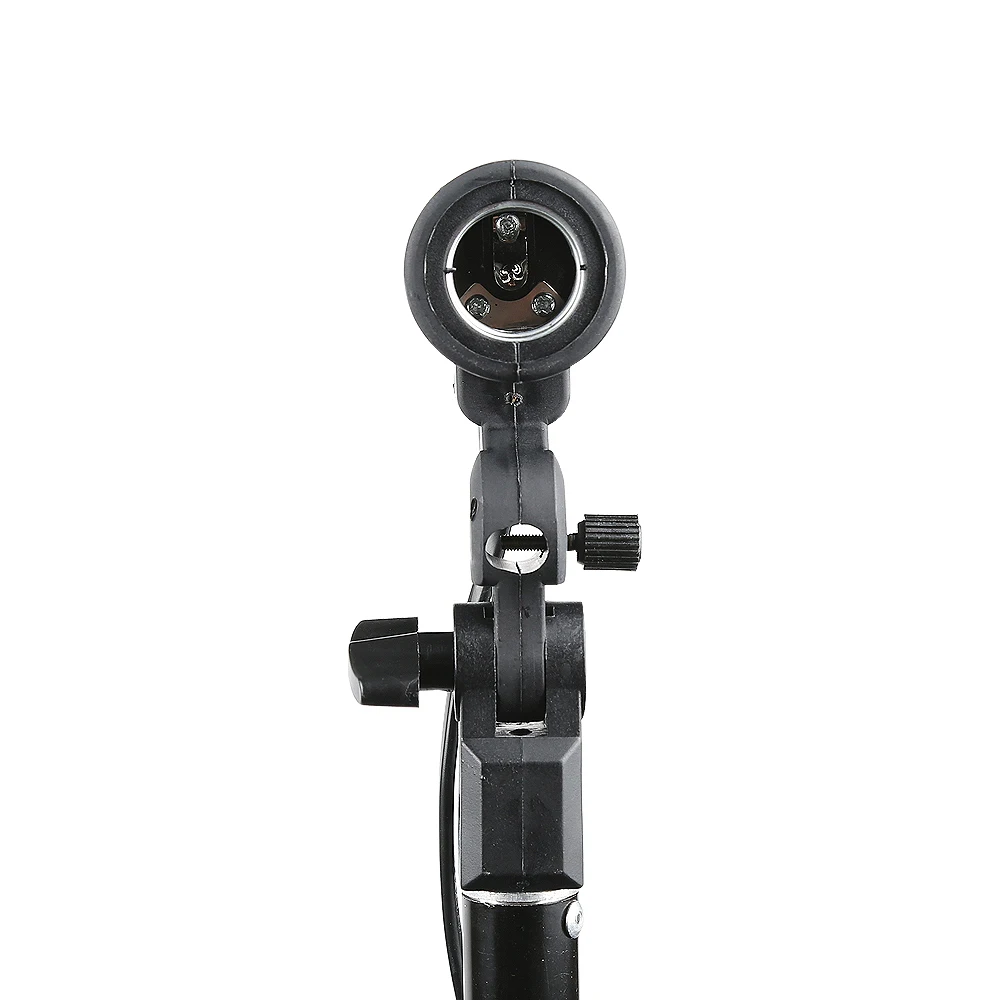 LH-01 Ac Slave Light E27 Socket with Umbrella Holder Softbox Light Stand Mount (6)