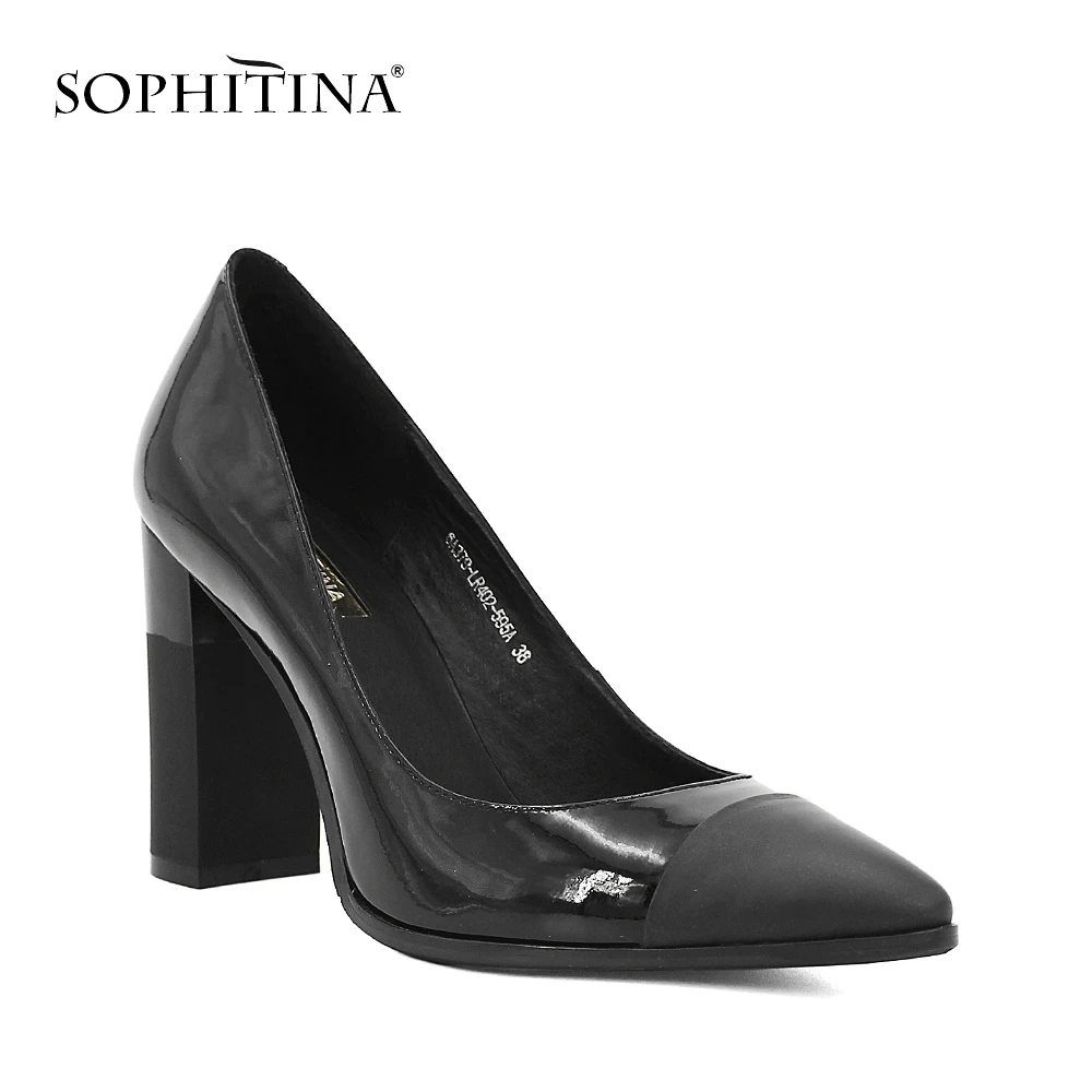 Женские туфли лодочки SOPHITINA элегантные пикантные из натуральной кожи